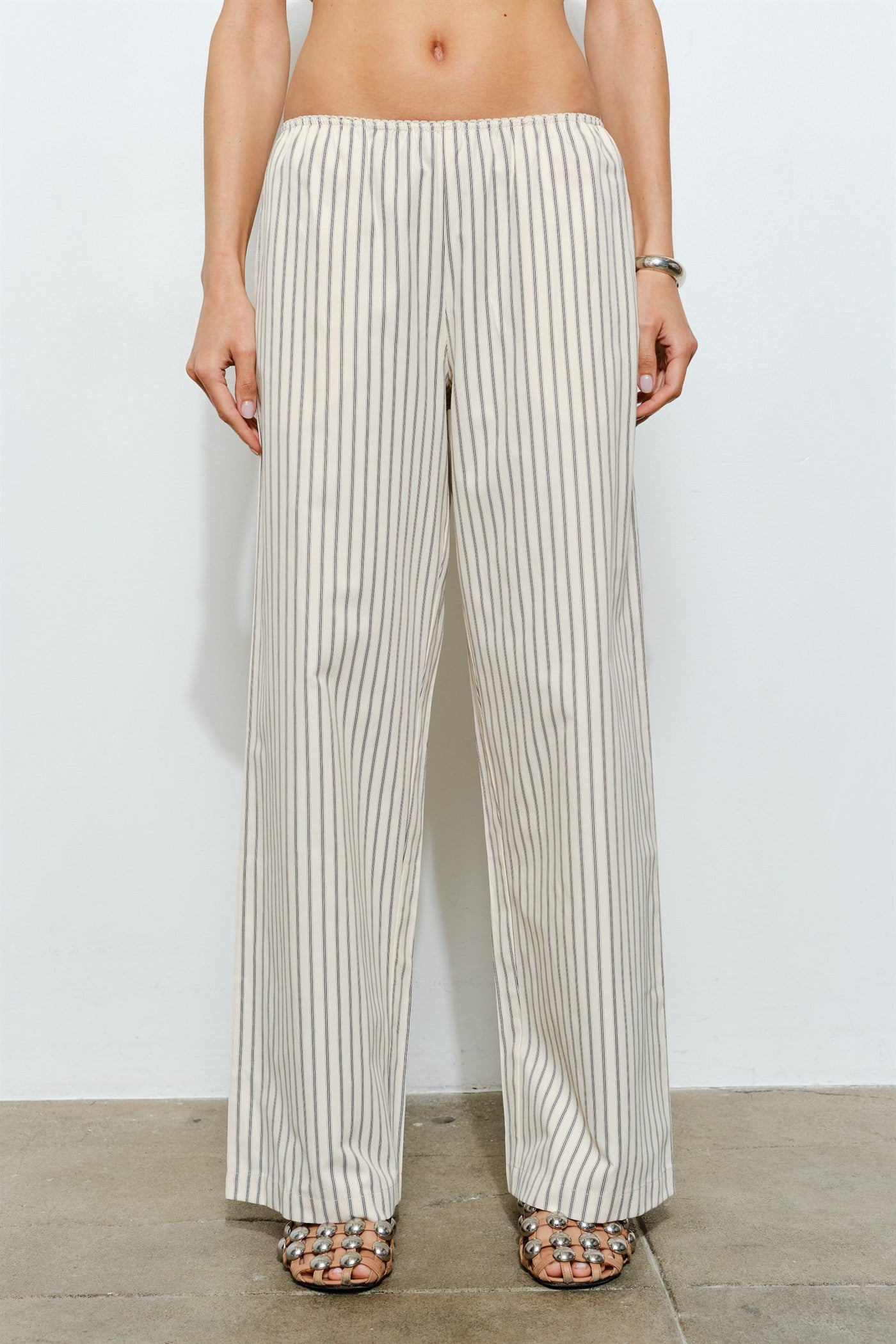LC2589P | Elara Striped Lounge Pants – Loucia