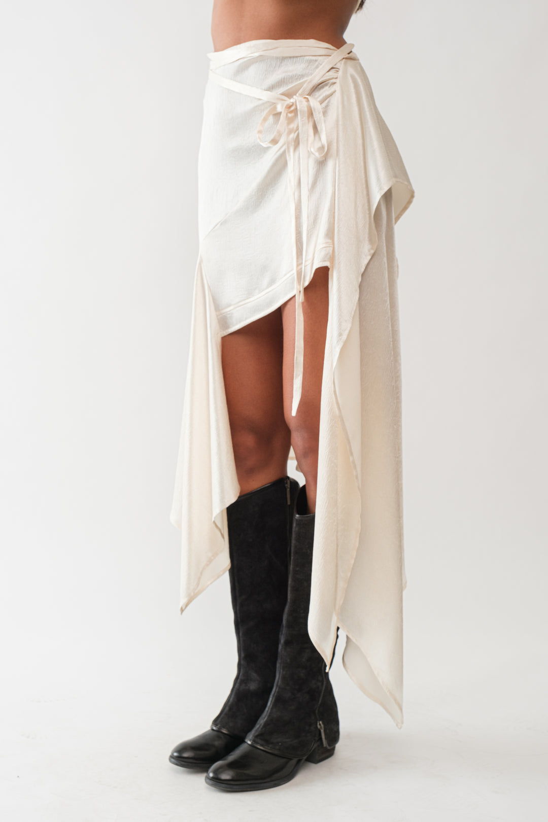 Gabrielle Asymmetric Wrap Skirt